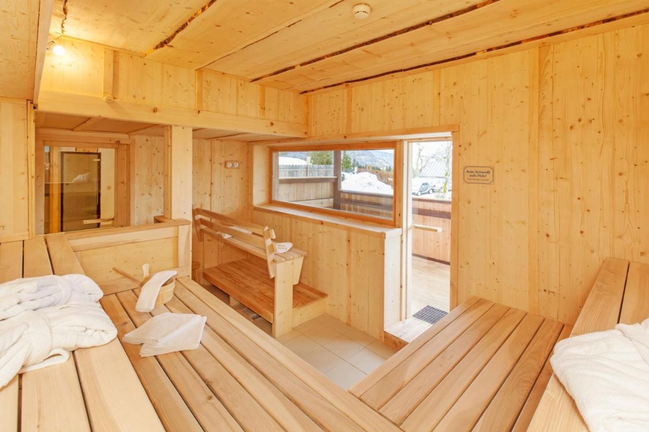 Appartement Predigstuhlblick Mit Indoorpool Und Sauna Bad Goisern Kültér fotó