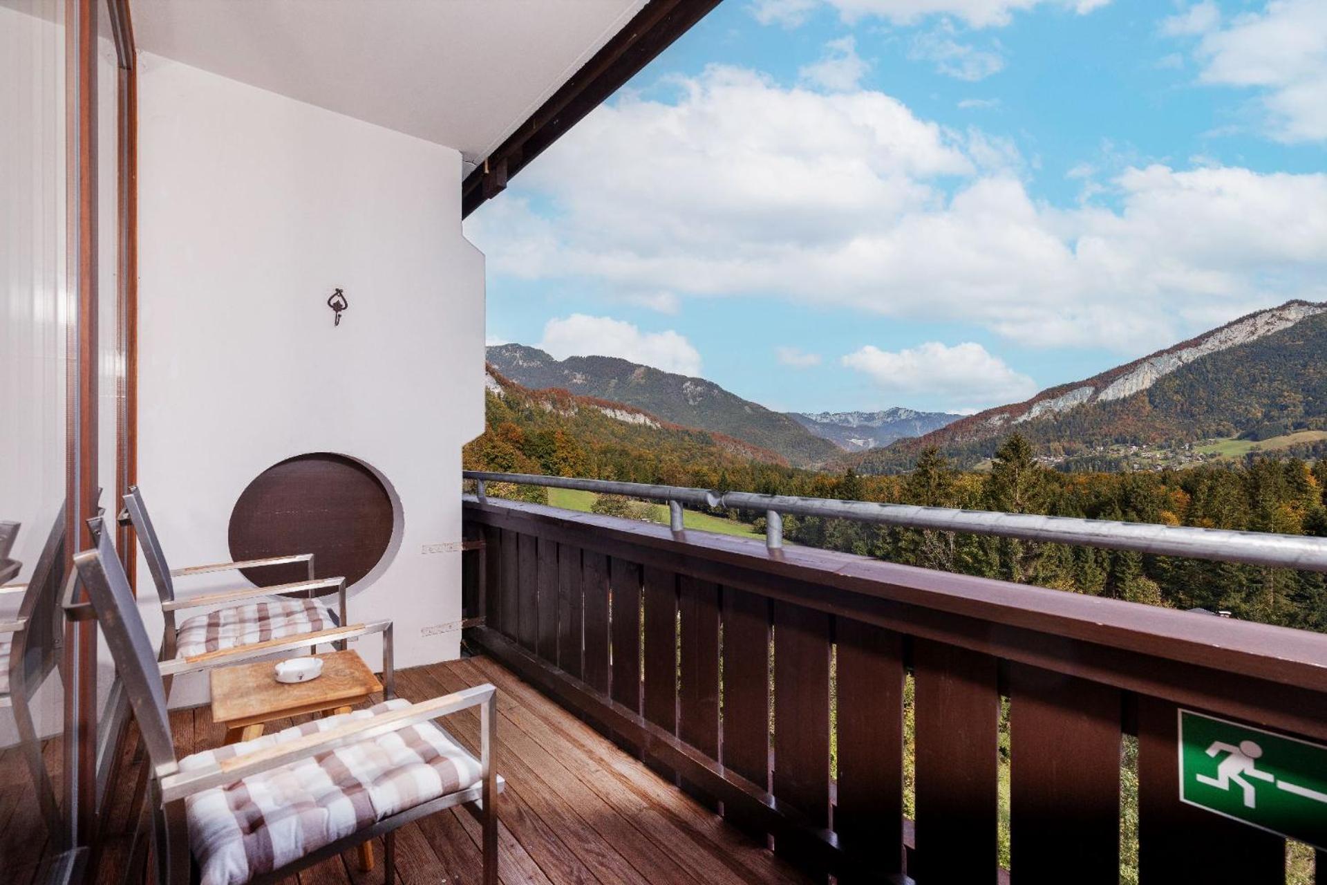 Appartement Predigstuhlblick Mit Indoorpool Und Sauna Bad Goisern Kültér fotó
